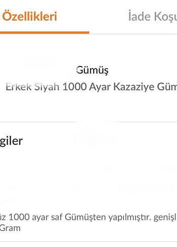 Gümüş Unisex Siyah Kazaziye Bileklik - Görsel 5