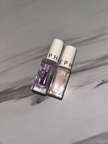 Sephora topcoat ve oje