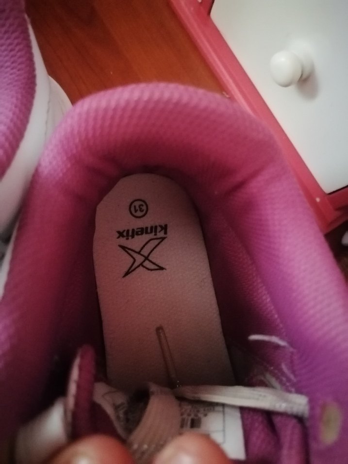 Kinefix Beyaz Bağcıklı Kız Spor Ayakkabı - Görsel 3