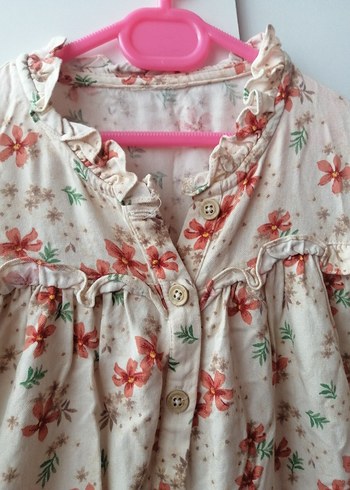 Pembe Çiçekli Uzun Bohem Elbise - Görsel 4