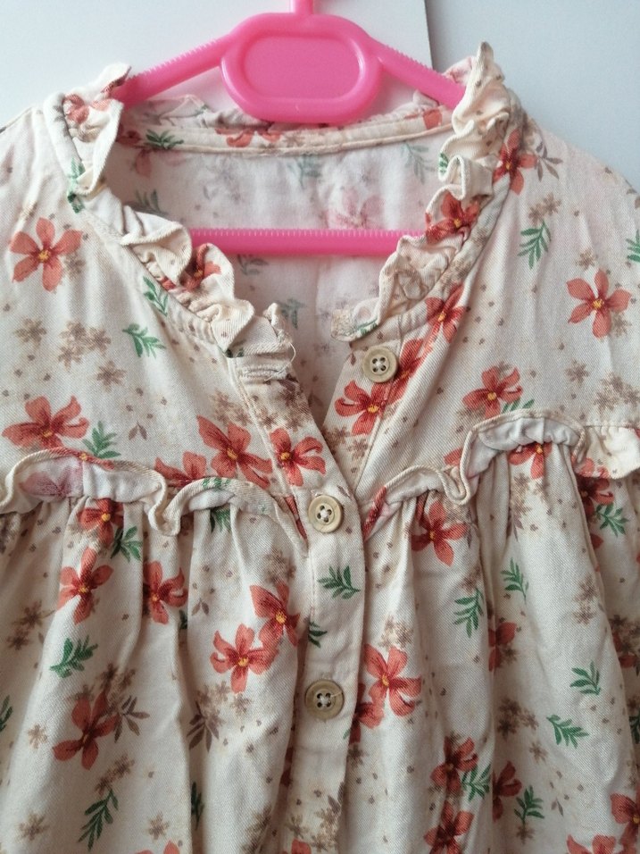 Pembe Çiçekli Uzun Bohem Elbise - Görsel 4