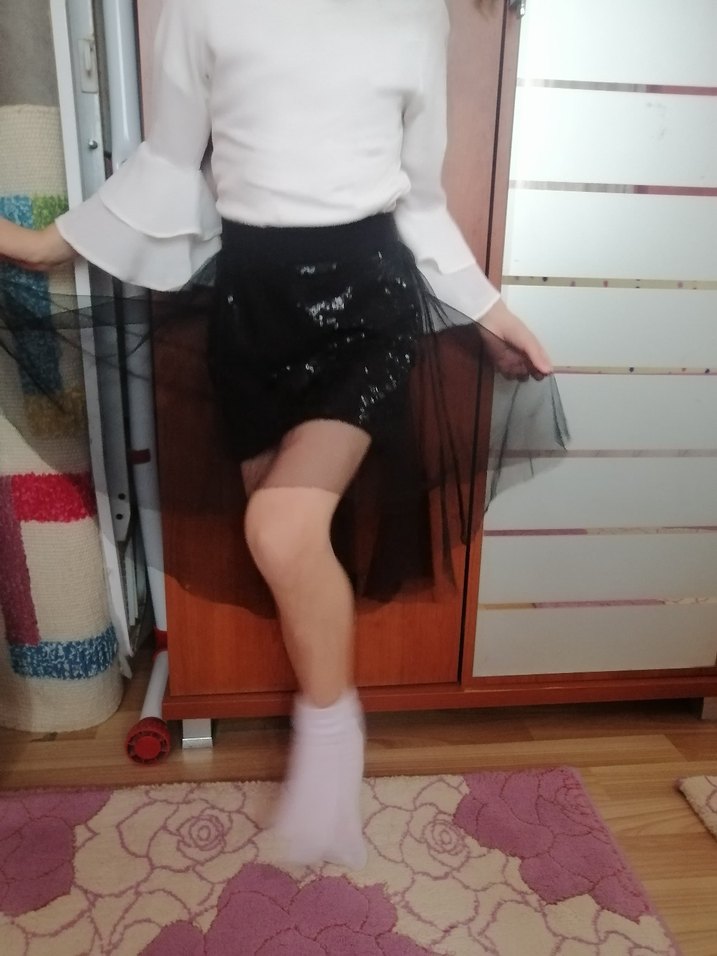 Kız cocukFırfırlı Uzun Kollu Bluz - Görsel 2