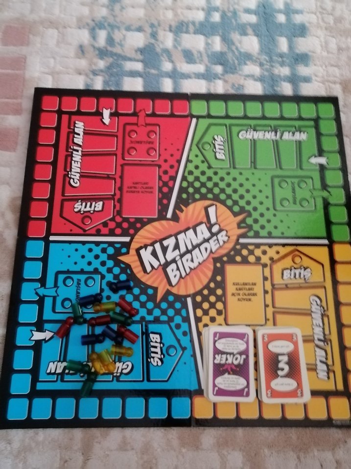 Kızma Birader Çok Renkli Masa Oyunu - Görsel 2