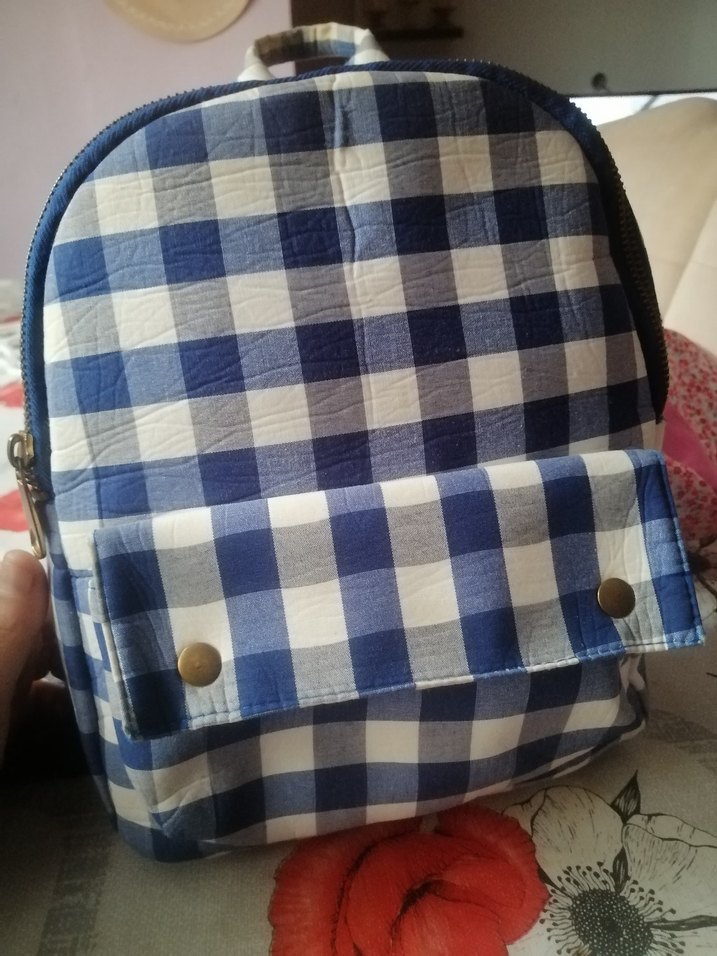 Renkli Baskılı Kadın Sırt Çantası - Görsel 4