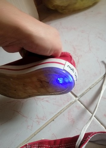 Kırmızı Kadın Spor Ayakkabı - Görsel 5