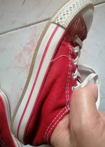 Kırmızı Kadın Spor Ayakkabı - Görsel 3