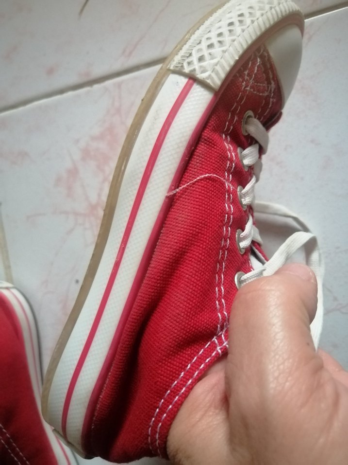 Kırmızı Kadın Spor Ayakkabı - Görsel 3