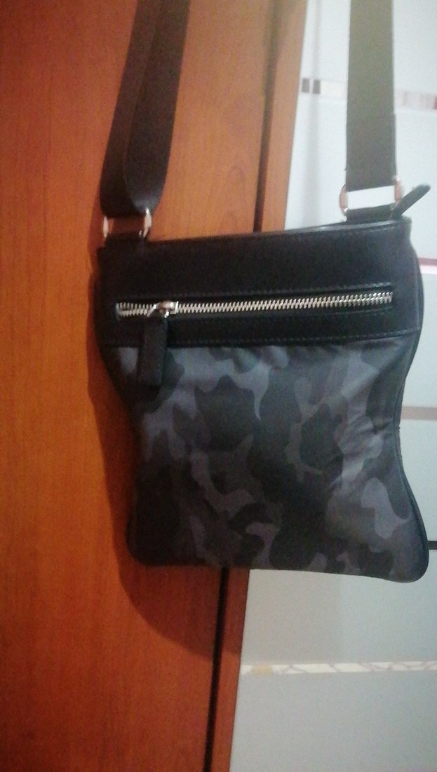 Kadın Kamuflaj Desenli Biker Omuz Çantası - Görsel 5