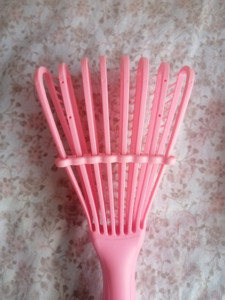 Pembe ve Ahşap Saç Fırçası Seti - Görsel 3