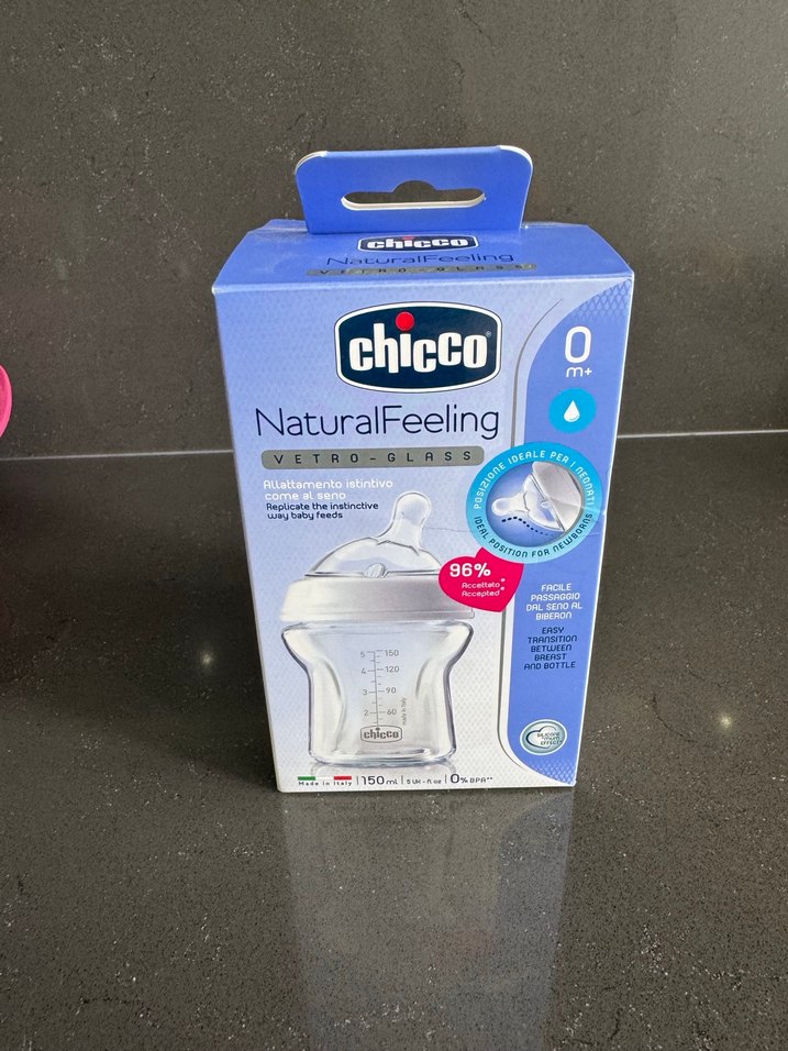 Bebek Biberonu Beyaz Kapaklı - Görsel 2