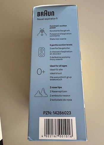 Braun Elektrikli Nazal Aspiratör Beyaz - Görsel 2