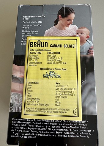 Braun Elektrikli Nazal Aspiratör Beyaz - Görsel 3