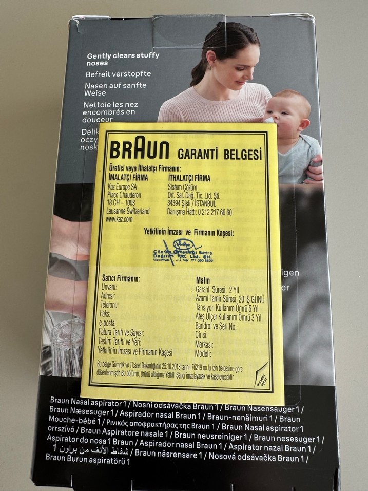 Braun Elektrikli Nazal Aspiratör Beyaz - Görsel 3