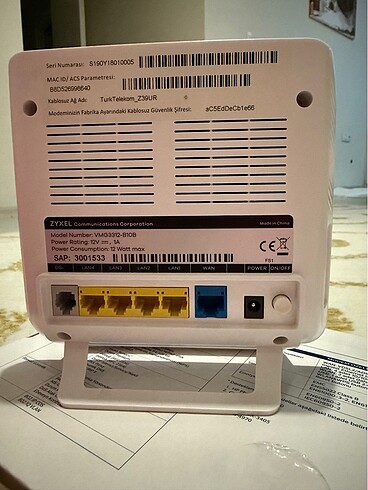 Zyxel VDSL MODEM