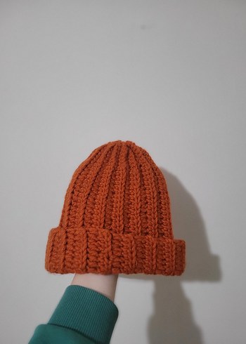 Kadın el örgüsü bere/şapka - Görsel 5