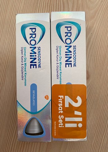 Sensodyne Promine Beyazlatıcı 2'li Diş Macunu Seti