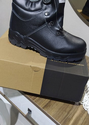 Siyah Erkek Kauçuk Outdoor Bot Velcro - Görsel 2