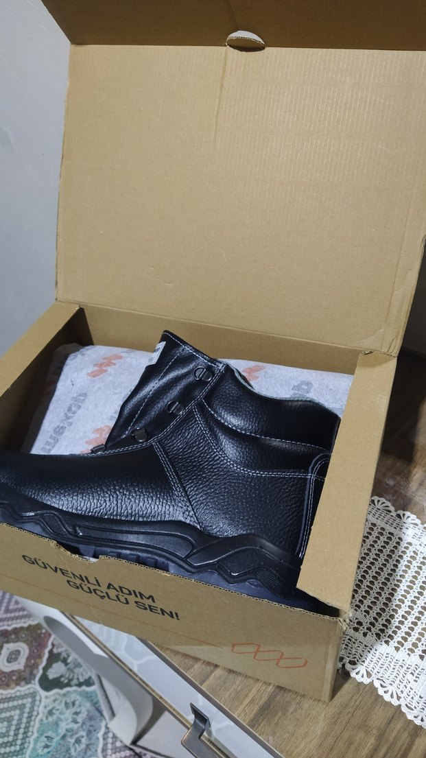 Siyah Erkek Kauçuk Outdoor Bot Velcro - Görsel 4