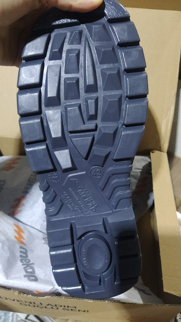 Siyah Erkek Kauçuk Outdoor Bot Velcro - Görsel 3