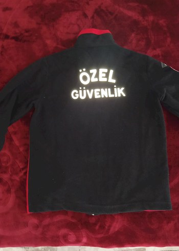 Kırmızı Siyah Fermuarlı Erkek Sweatshirt - Görsel 2