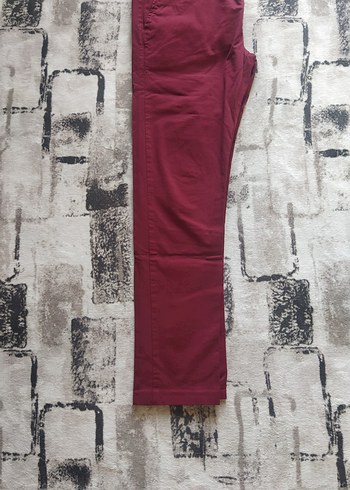 Bordo Regular Fit Erkek Pantolon - Görsel 2