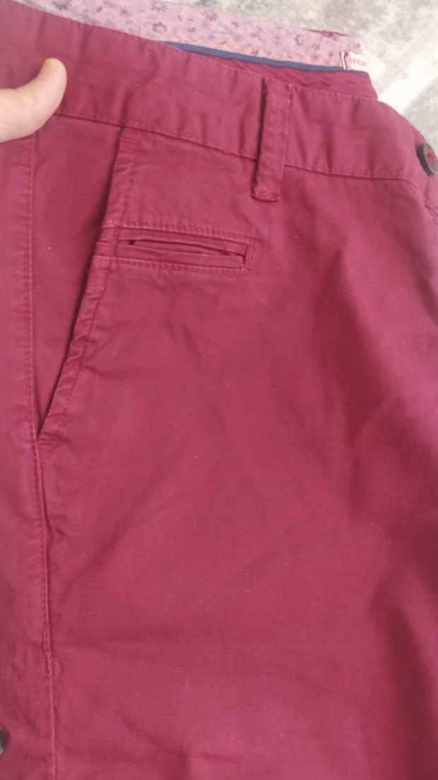 Bordo Regular Fit Erkek Pantolon - Görsel 3