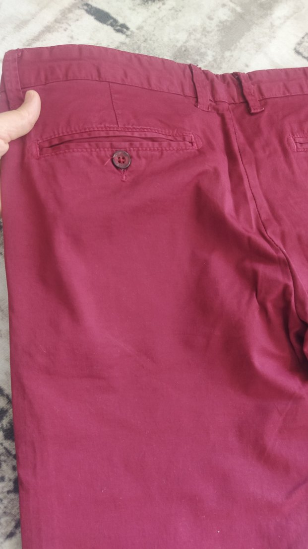 Bordo Regular Fit Erkek Pantolon - Görsel 4
