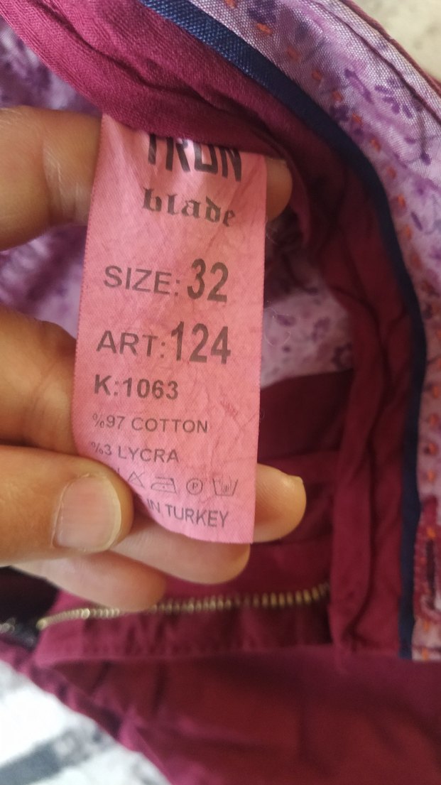 Bordo Regular Fit Erkek Pantolon - Görsel 5