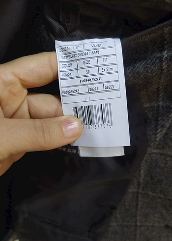 Pierre Cardin yün Erkek Gri Düğmeli Ceket - Görsel 4