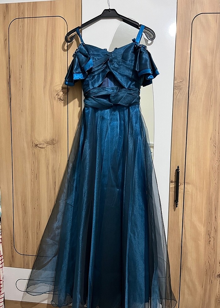 kız çocuk genç abiye gece elbisesi genç kız - Görsel 2