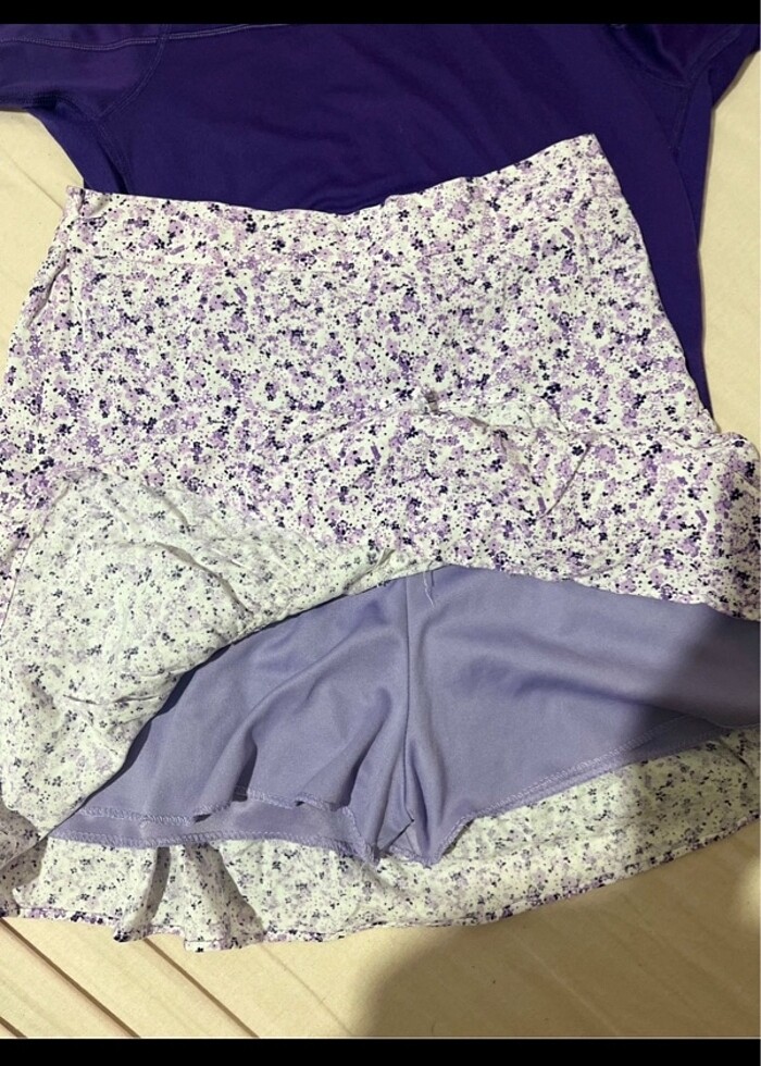 çiçekli yazlık şort etek - Görsel 5