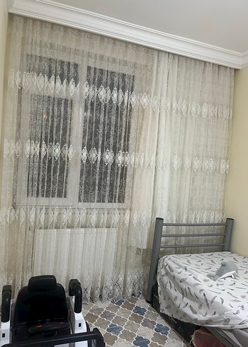 Beyaz Dantel Perde - Görsel 2