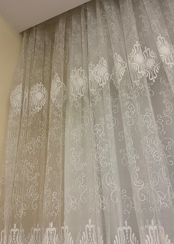 Beyaz Dantel Perde - Görsel 4