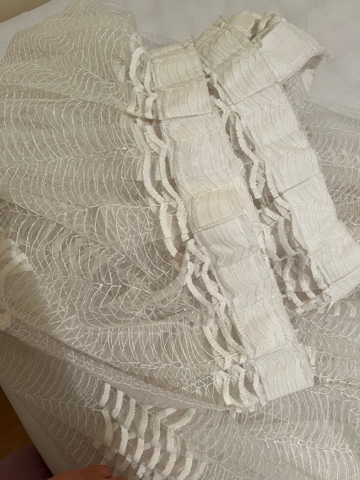 Bohem İşlemeli Beyaz Perde - Görsel 3