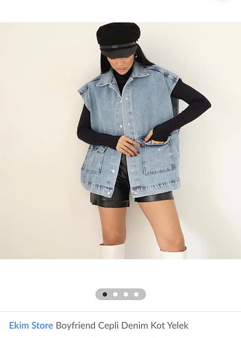 Ekim Store Cepli Kot Yelek