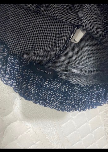 Kadın Lacivert bol paça pantolon - Görsel 2