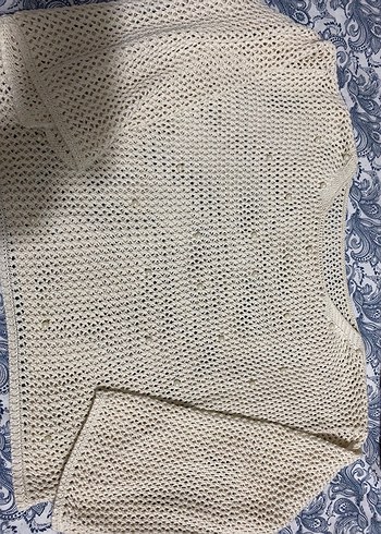 İncili ajurlu triko - Görsel 3