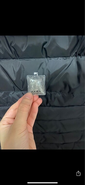 xs Beden siyah Renk Zara kuş tüyü mont