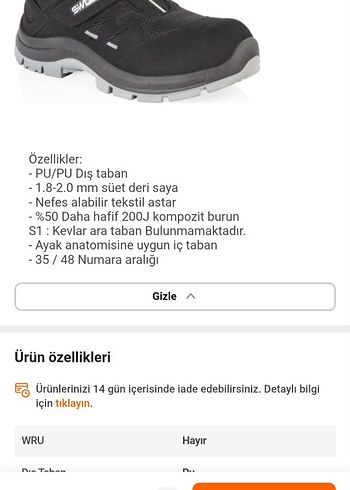 Erkek spor iş ayakkabısı - Görsel 7