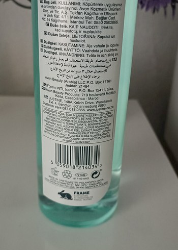 Beden Avon Senses Pure Marine Duş Jeli 500 ml