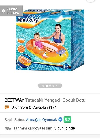 Çocuk deniz botu 