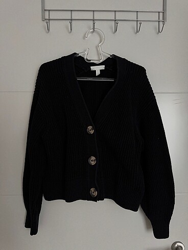 H&M siyah triko hırka