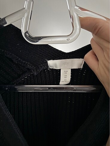 xs Beden H&M siyah triko hırka