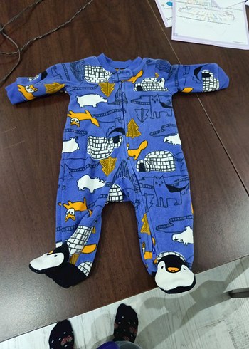 Çocuklar için Baskılı Mavi Bornoz - Görsel 2