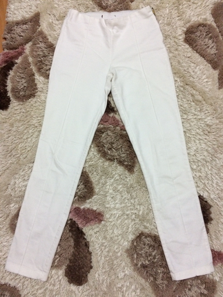 Beyaz Skinny Pantolon