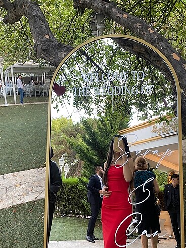 Diğer Straplez yırtmaçlı elbise