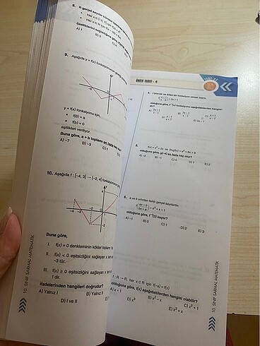 10.sınıf matematik testi bilgi sarmal - Görsel 7