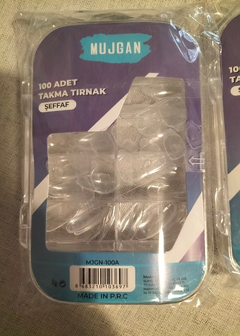 Mujgan Şeffaf Takma Tırnak 100 Adet - Görsel 2