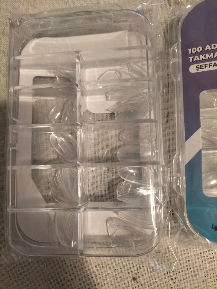 Mujgan Şeffaf Takma Tırnak 100 Adet - Görsel 4