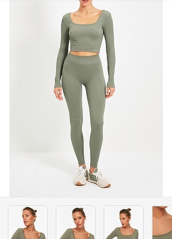 Trendyol fitilli crop tayt
